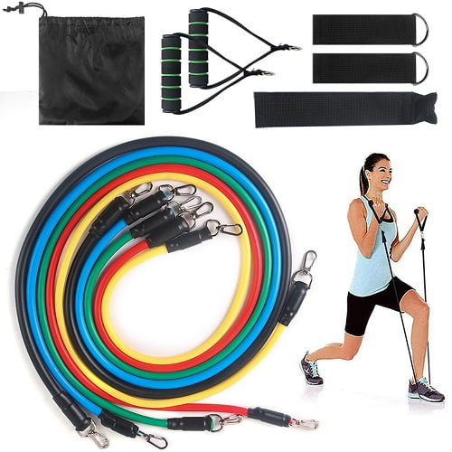 Skin /& Training Friendly Details about / Hybrid Resistance Bands Single Band//Set of 2,3,4,5,10
